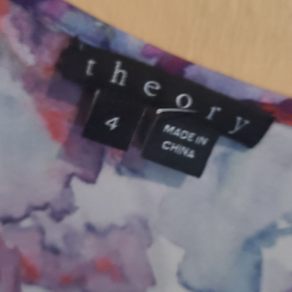 Theory Archi Perplexing Print Silk Dress - Picture 7 of 11